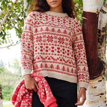 899061 Sweater med julemotiver-luna